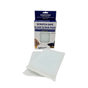Scratch Safe Acrylic and Glass Algae Pads 4" x 2.75" Made in U. S. A.