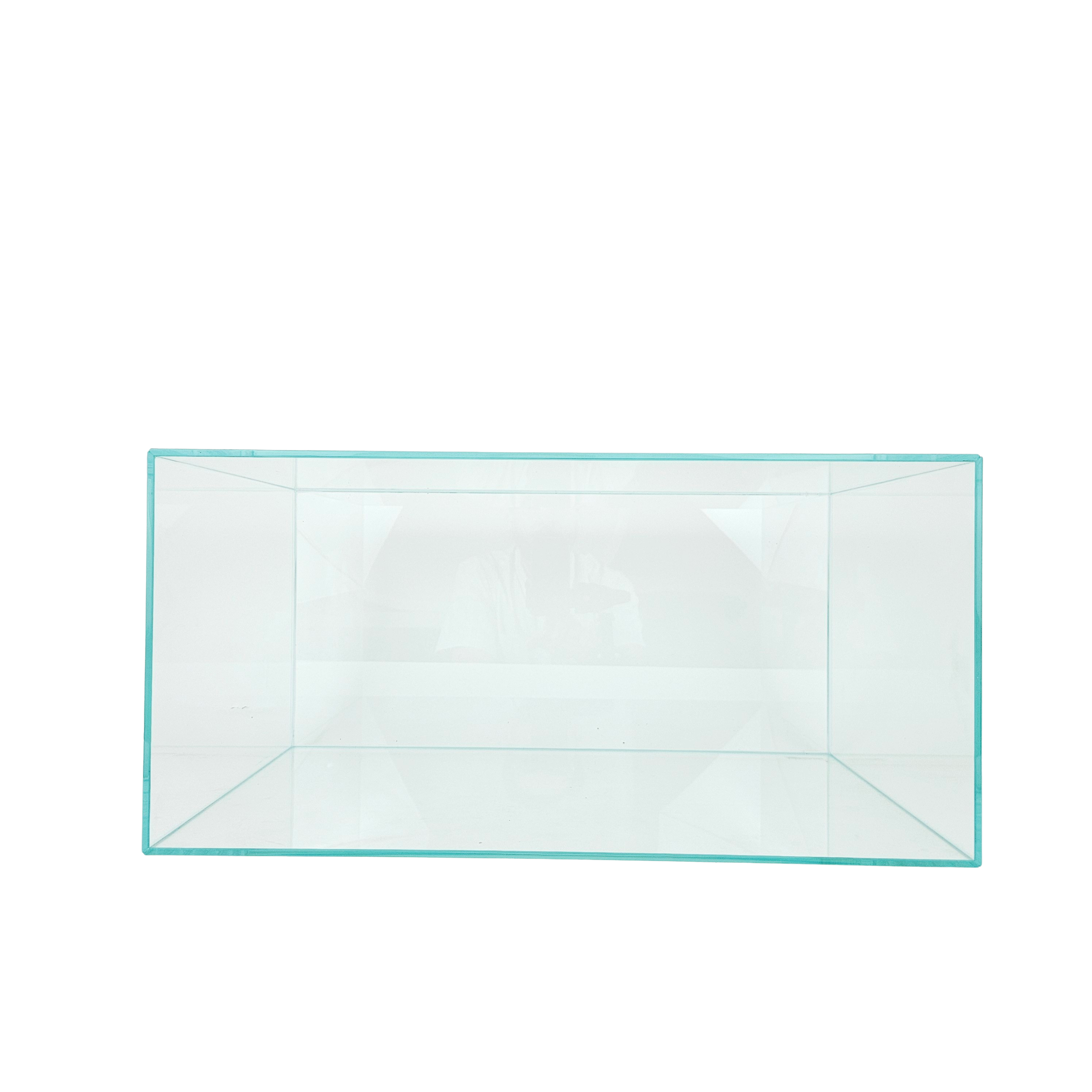 CRYSTAL 15 Gallon Rimless Low Iron Ultra Clear Aquarium 5mm
