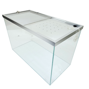 Lifegard Low Iron Glass 15 Gallon Rimless Long Terrarium