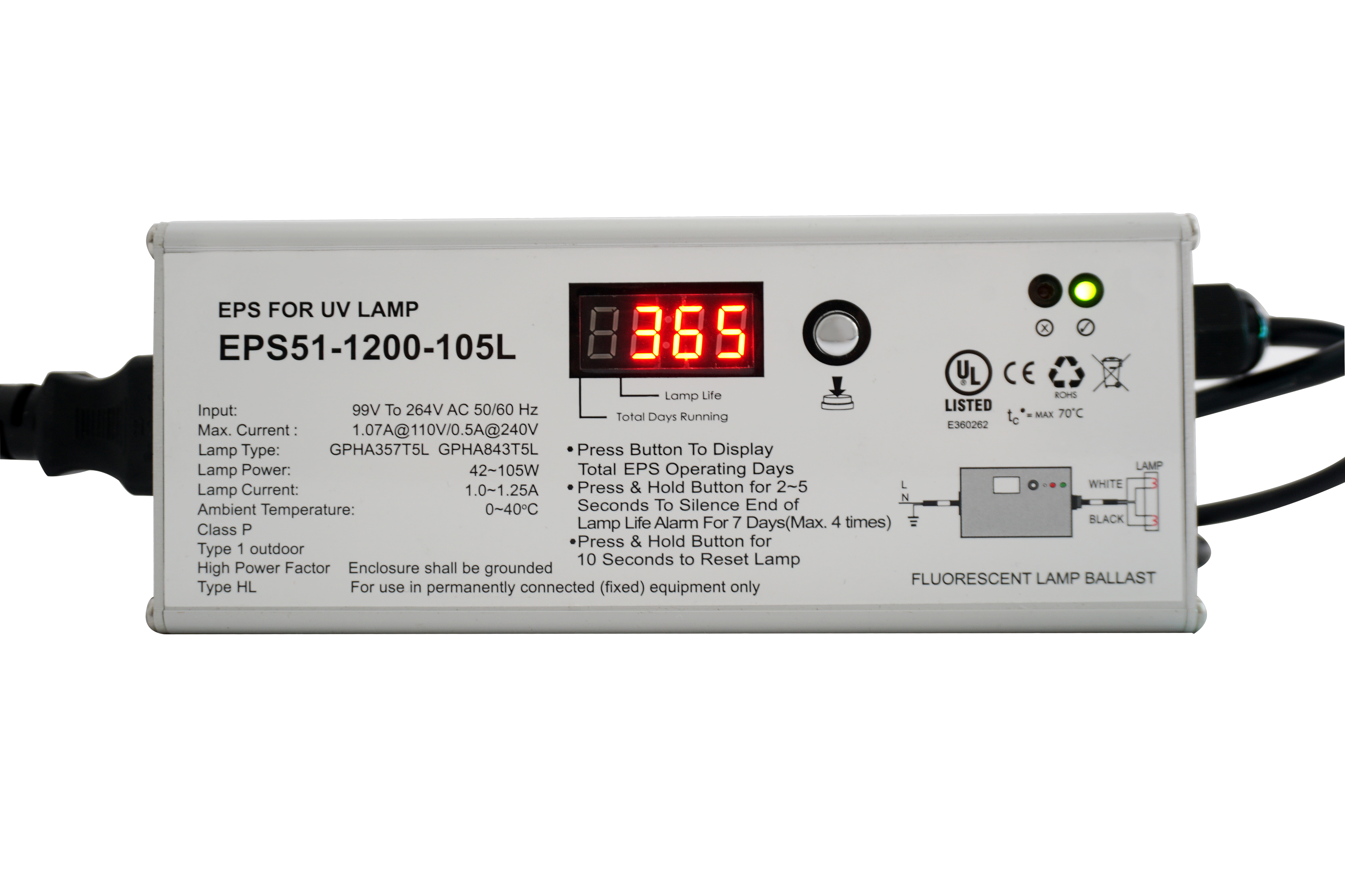 Lifegard Pro-MAX High Output Amalgam Germicidal UV - 120 Watts in 3
