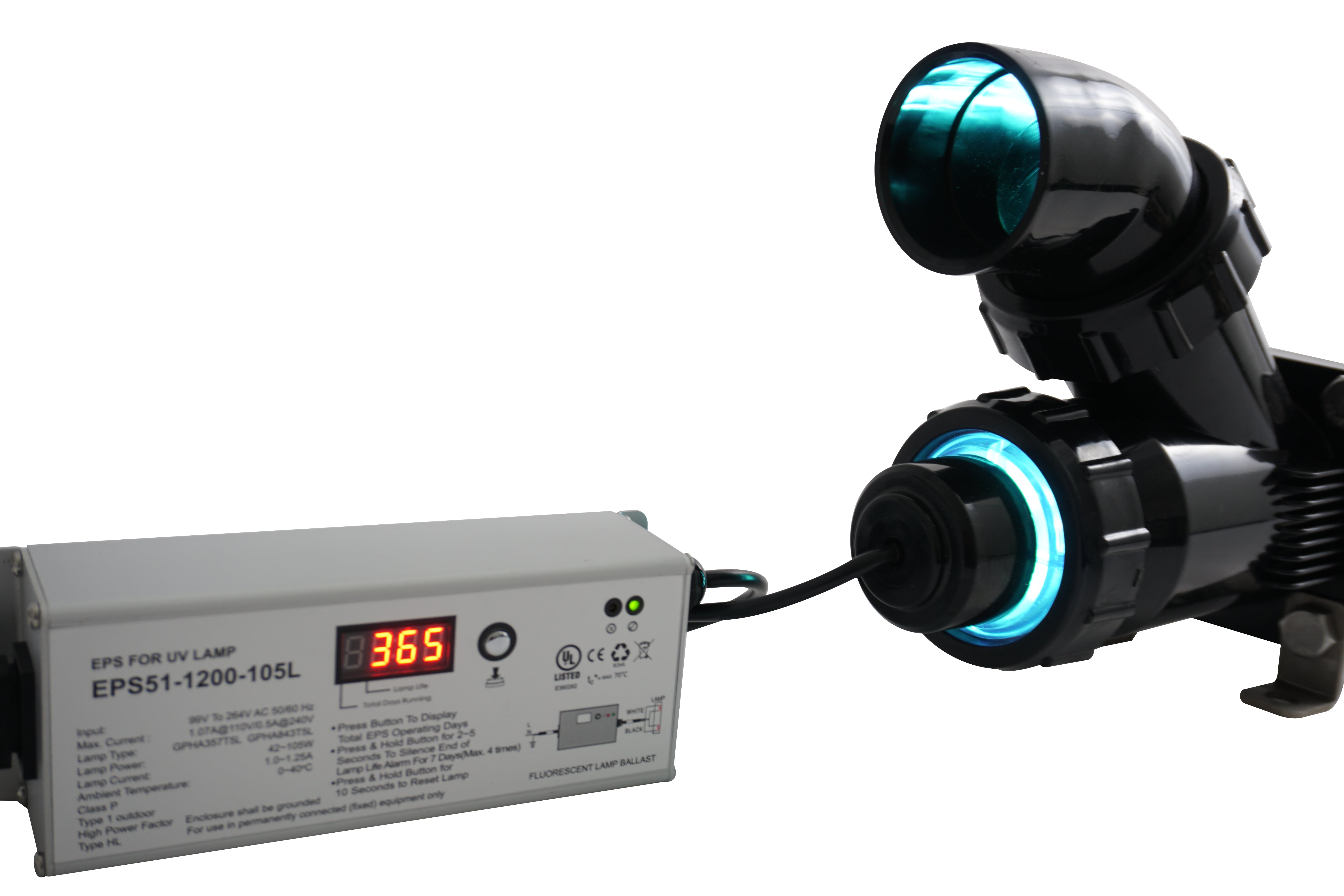 Lifegard Pro-MAX High Output Amalgam Germicidal UV - 120 Watts in 3