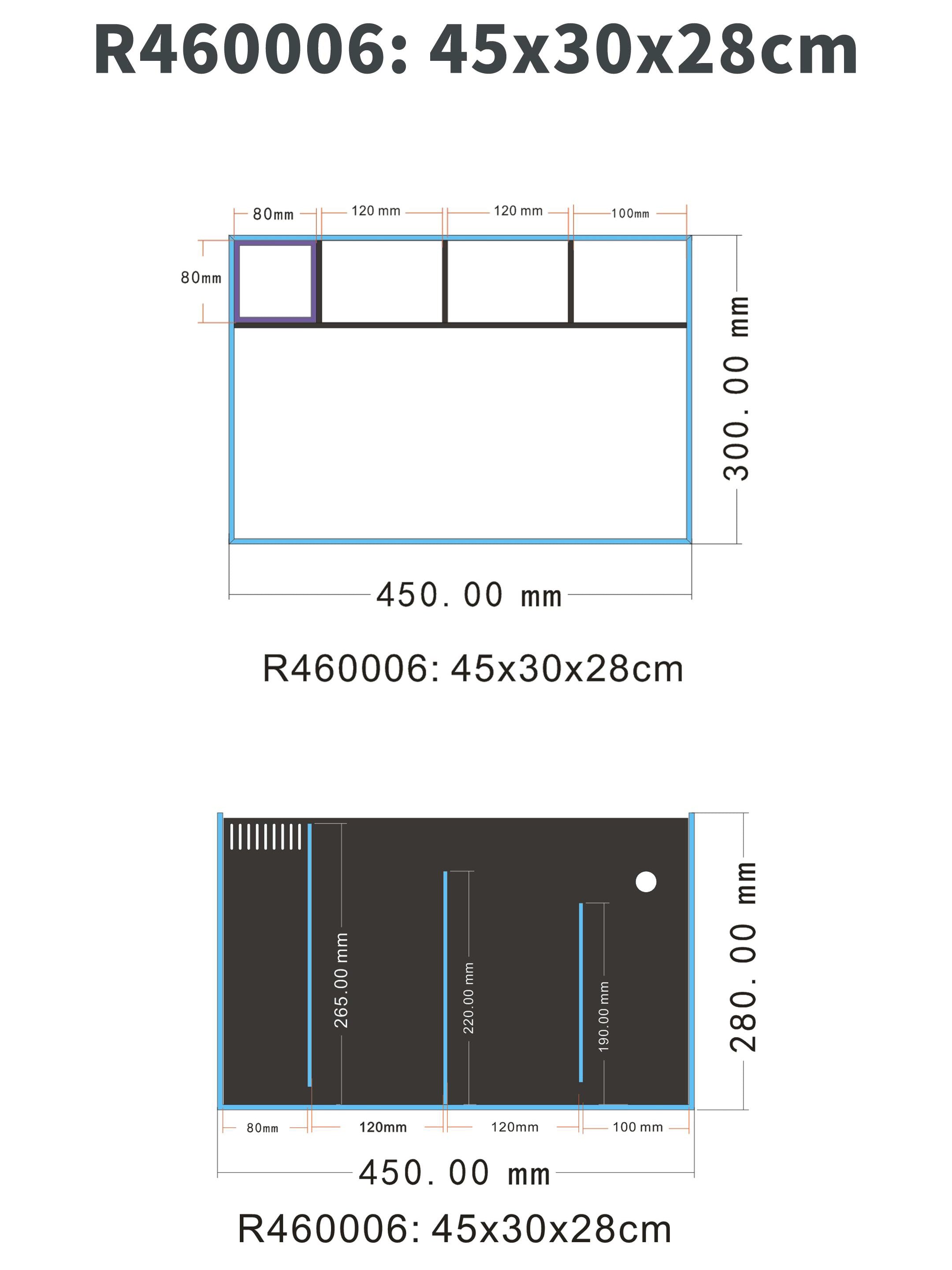 CRYSTAL 45 Degree Low Iron Ultra Clear Aquarium with Built in Back Filter (24 gallons, 23.62