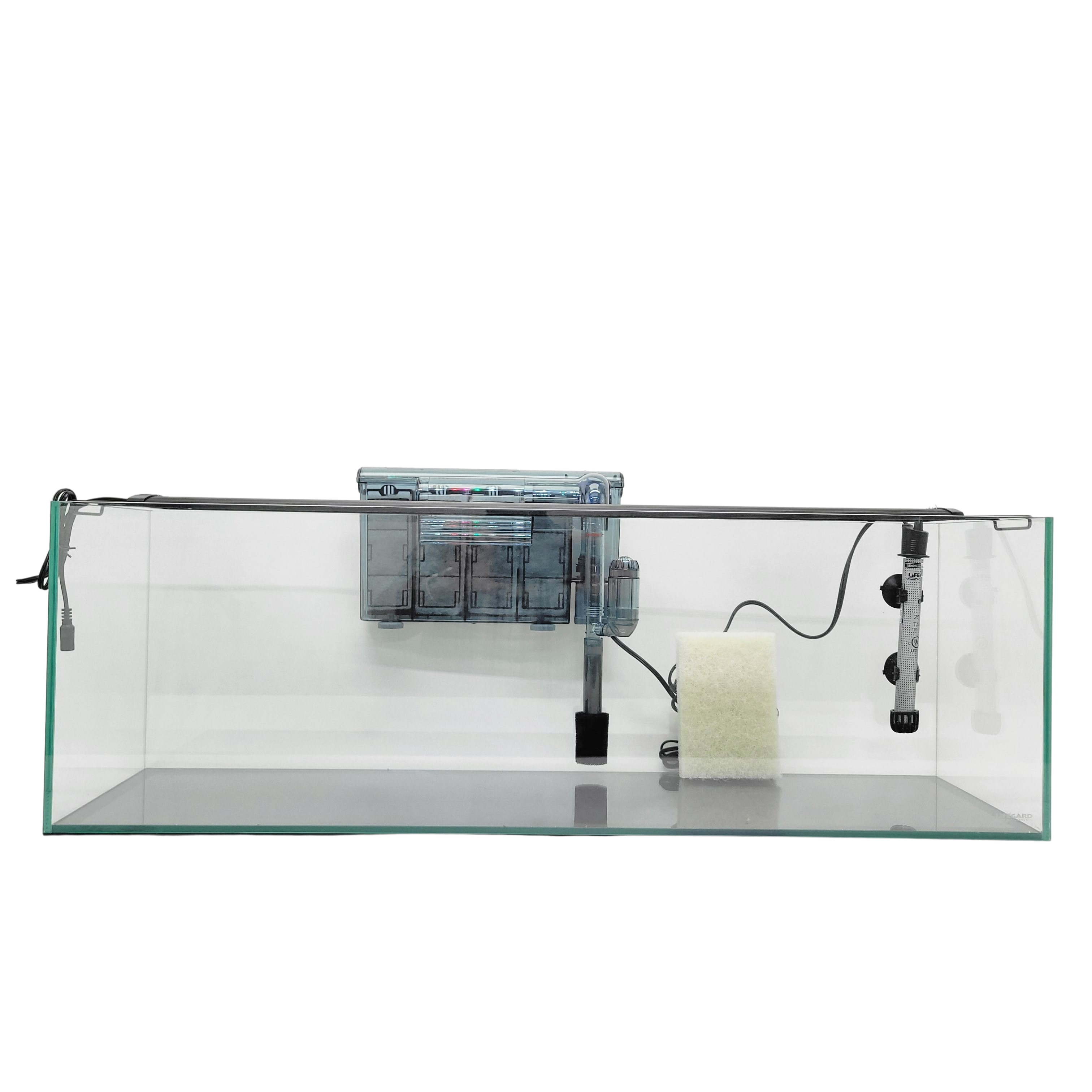22 Gallon Clear Glass Bookshelf Aquarium Kit 8mm (35.82
