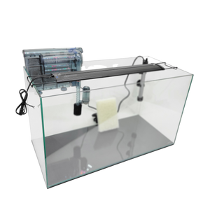 15 Gallon Rimless Clear Glass Aquarium Kit 5mm (23.22"x11.02"x13.38")