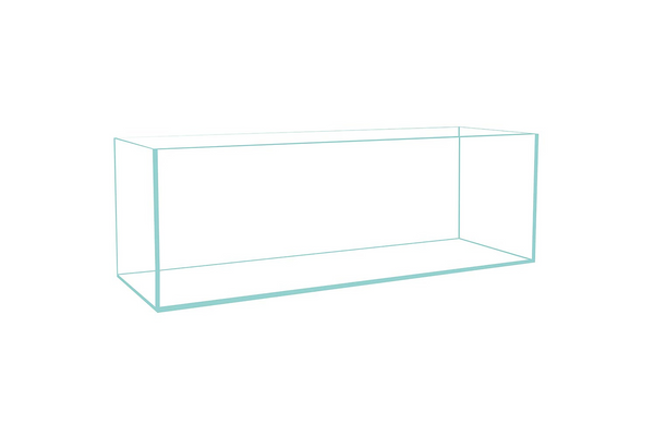 16 Gallon Clear Glass Bookshelf Aquarium 6mm (33.85x9.84x11.02