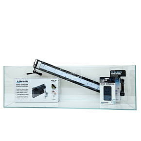 Clear Glass Bookshelf Aquarium Kits