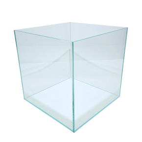 7 Gallon Ultra-Low Iron Rimless Cube Tank