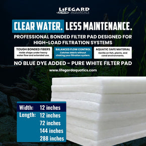 aquarium filter floss discoloration chart