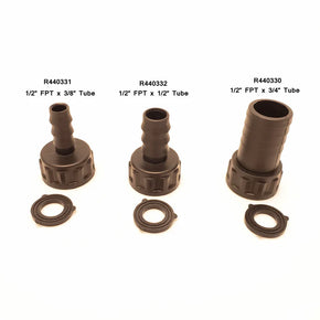 Pump Adapter 1/2" FPT x 3/4" Insert Quiet One 1200