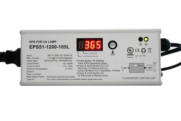 Lifegard Pro-Max High Output Amalgam Germicidal UV - 90 Watts in 3
