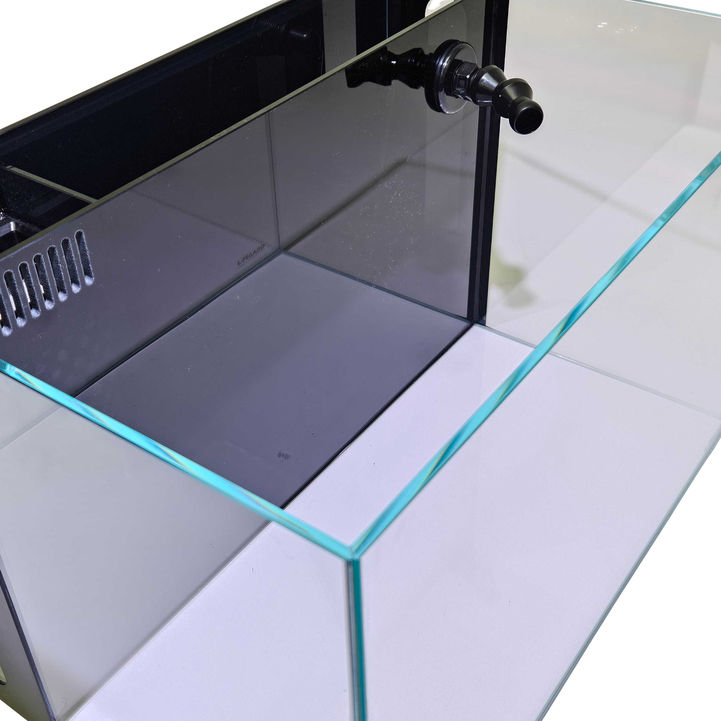 CRYSTAL 45 Degree Low Iron Ultra Clear Aquarium with Built in Back CRYSTAL 45 Degree Low Iron Ultra Clear Aquarium with Built in Back