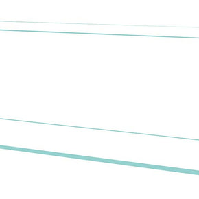 6 Gallon Ultra Low Iron Glass Bookshelf Aquarium Kit 5mm (29.92"x5.90"x7.87")