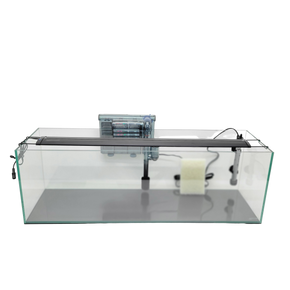 16 Gallon Clear Glass Bookshelf Aquarium Kit 6mm (33.85"x9.84"x11.02")