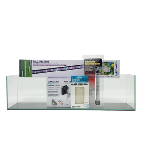 16 Gallon Clear Glass Bookshelf Aquarium 6mm (33.85"x9.84"x11.02")