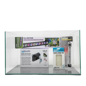 15 Gallon Rimless Clear Glass Aquarium Kit 5mm (23.22"x11.02"x13.38")