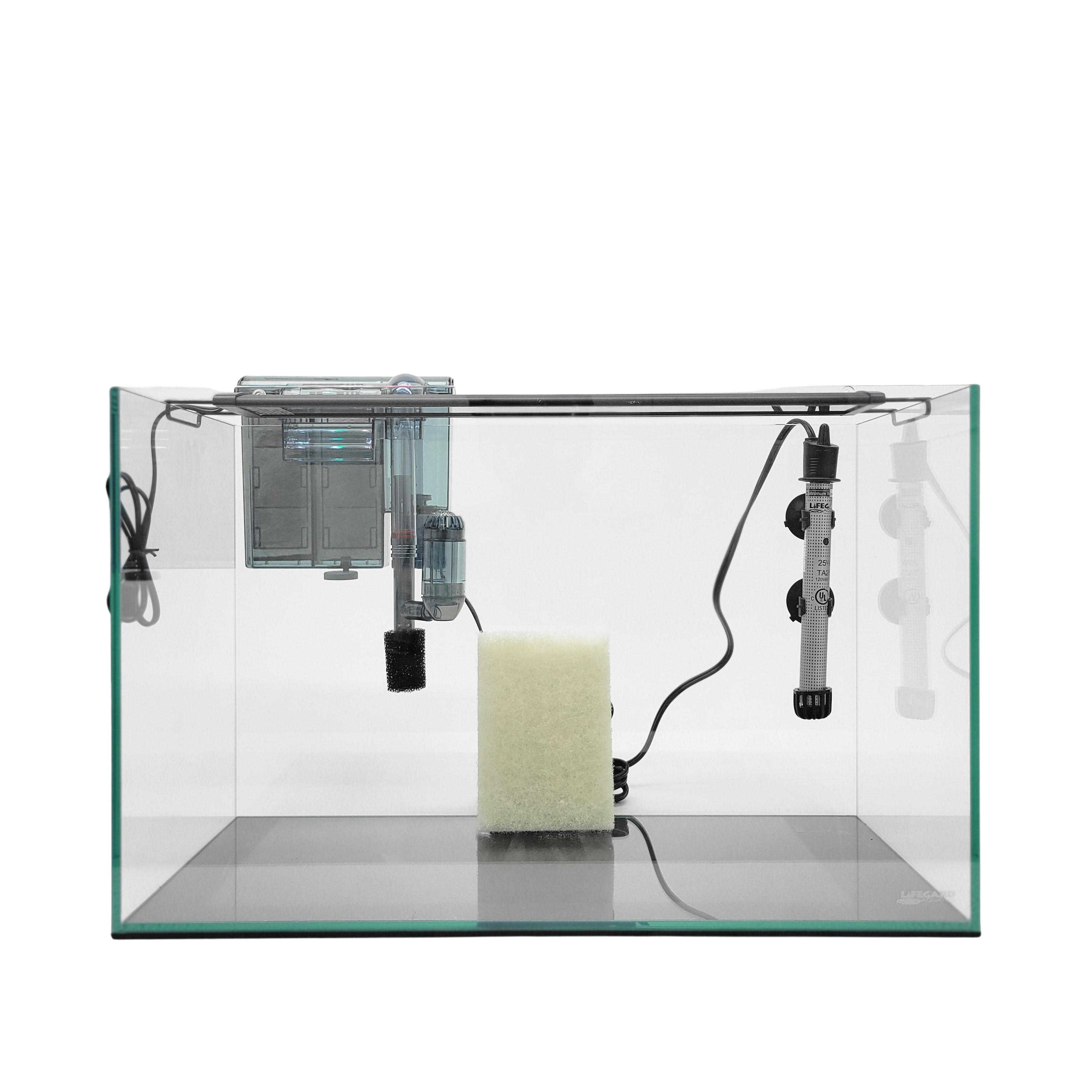 10 Gallon Rimless Clear Glass Aquarium 5mm (20.07x9.84x12.60) - Lifegard  Aquatics